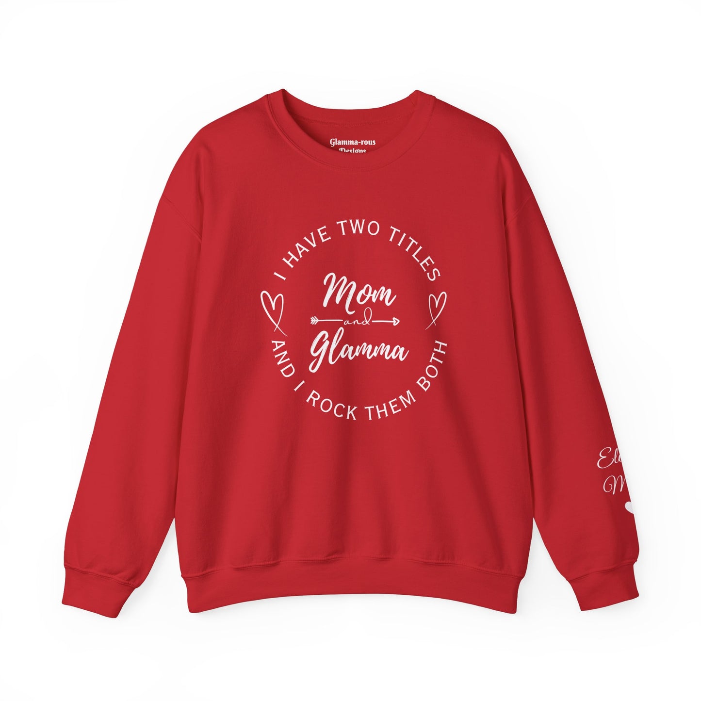 🌟 Elegant Embrace: Glamma and Mama Unisex Sweatshirt 🌟 Printify