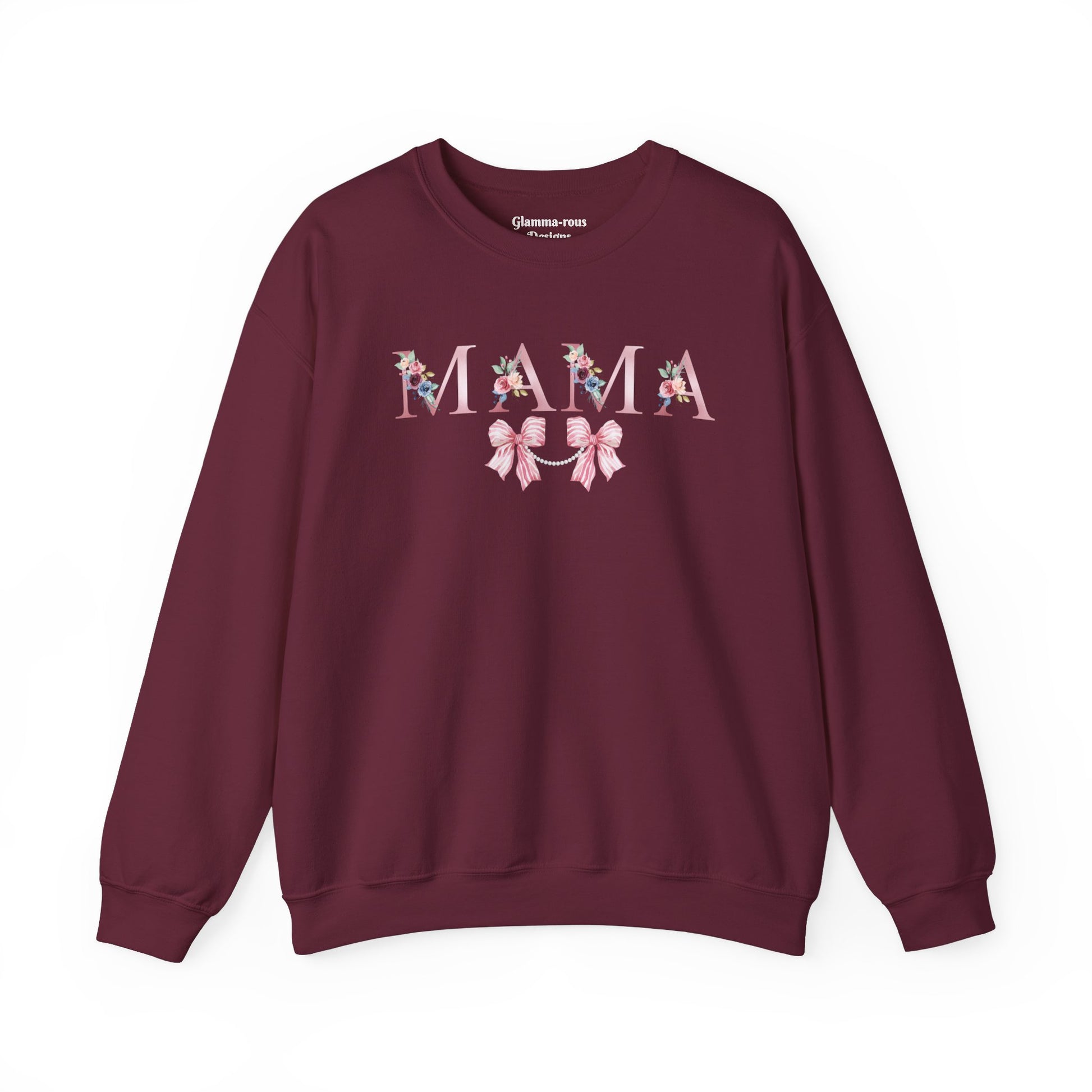 MAMA: Heartfelt Glam Sweatshirt💖 MOTHERS Day Gift Printify