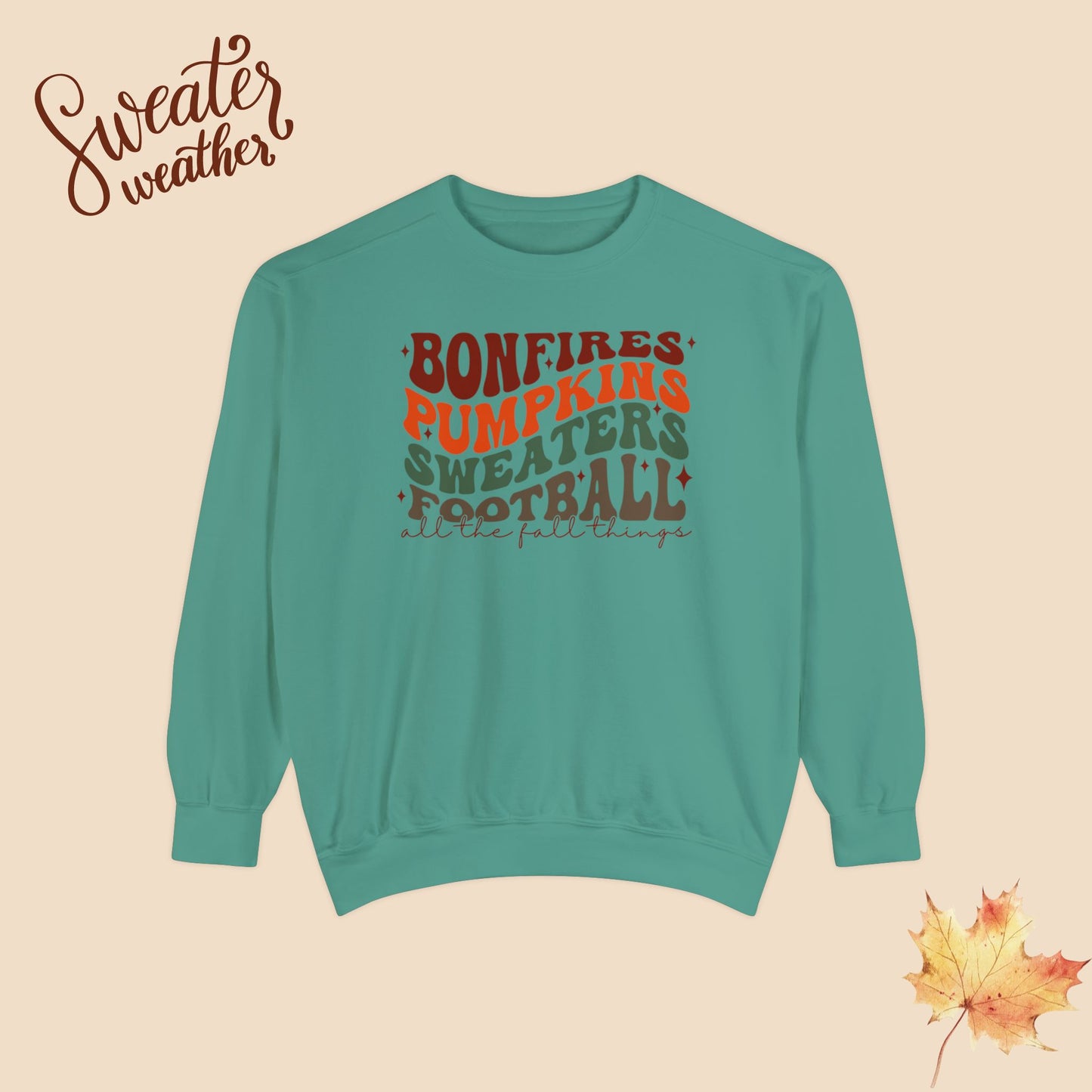 🍂 Fall Essesntials Edition - Unisex Garment-Dyed Sweatshirt