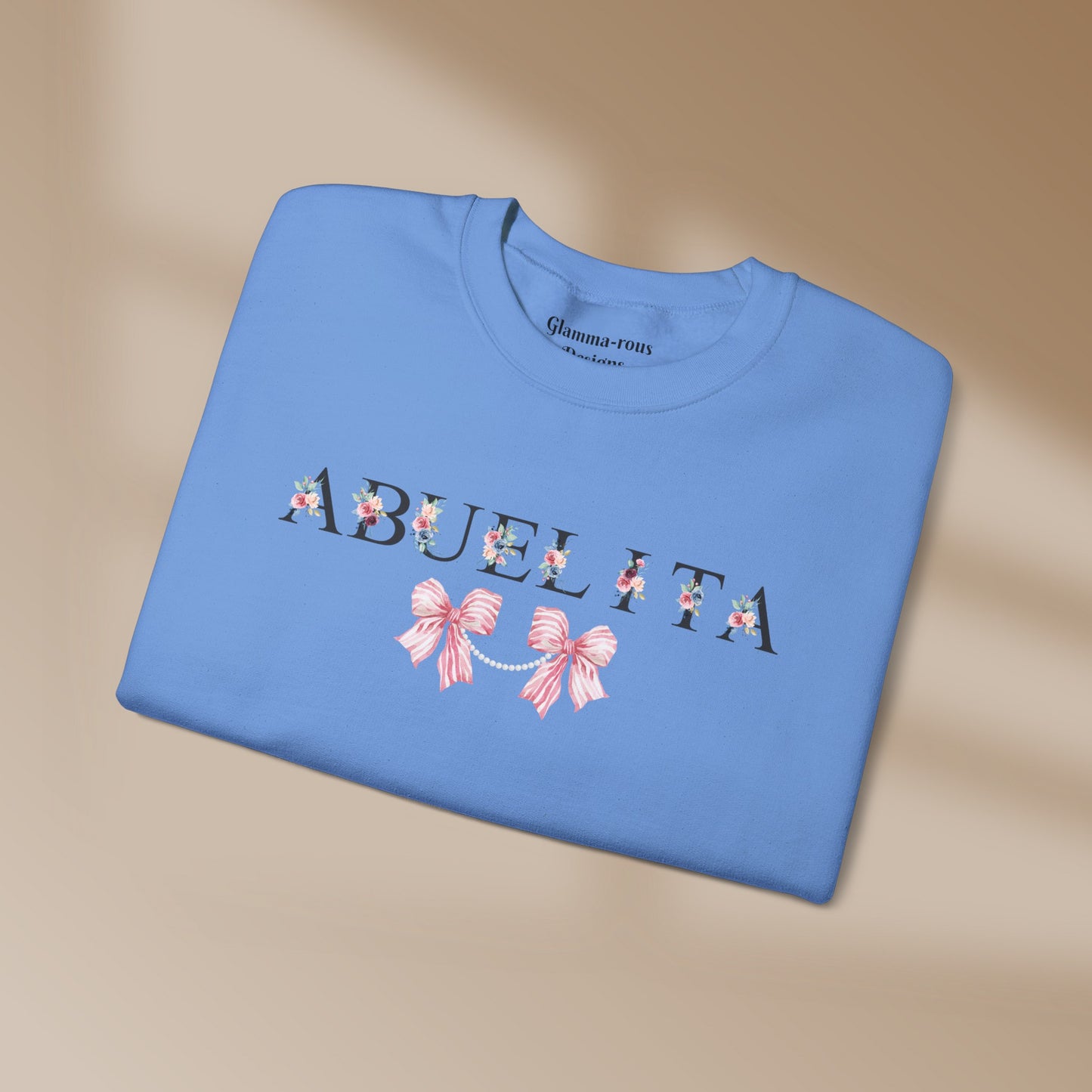 ABUELITA: Heartfelt Glam Sweatshirt💖 MOTHERS Day Gift Printify