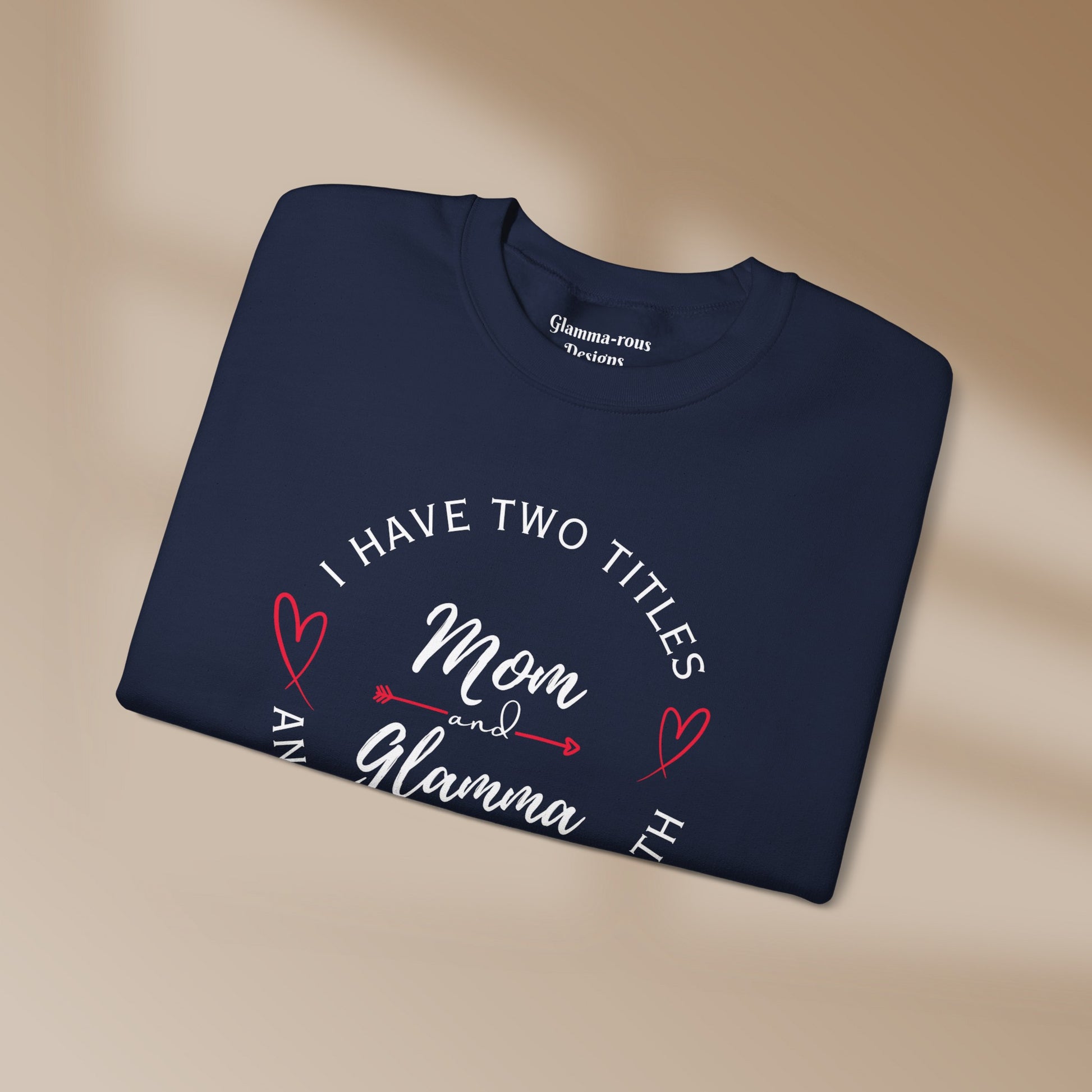 🌟 Elegant Embrace: Glamma and Mama Unisex Sweatshirt 🌟 Printify