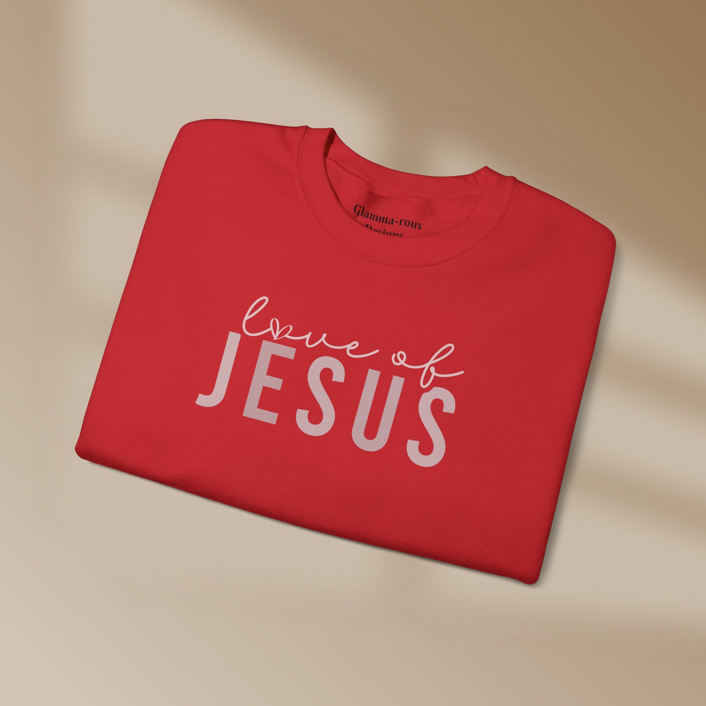 Love of Jesus: Embrace the Love of Jesus with Our Stylish Unisex Sweatshirt Printify