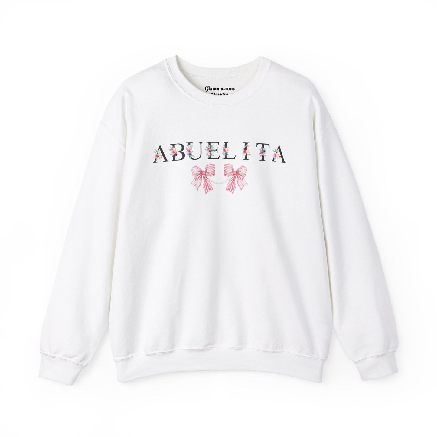 ABUELITA: Heartfelt Glam Sweatshirt💖 MOTHERS Day Gift Printify