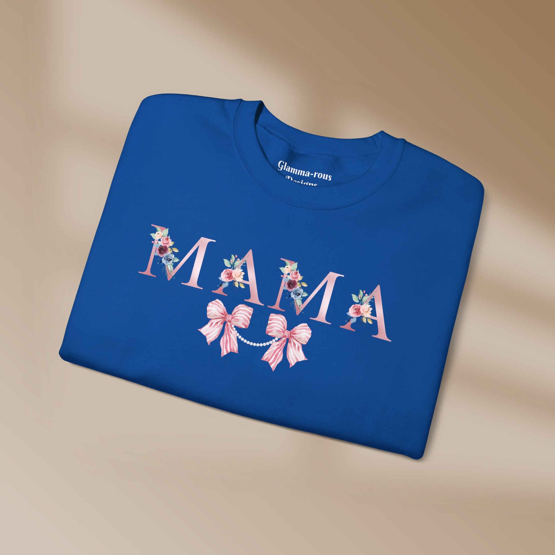 MAMA: Heartfelt Glam Sweatshirt💖 MOTHERS Day Gift Printify