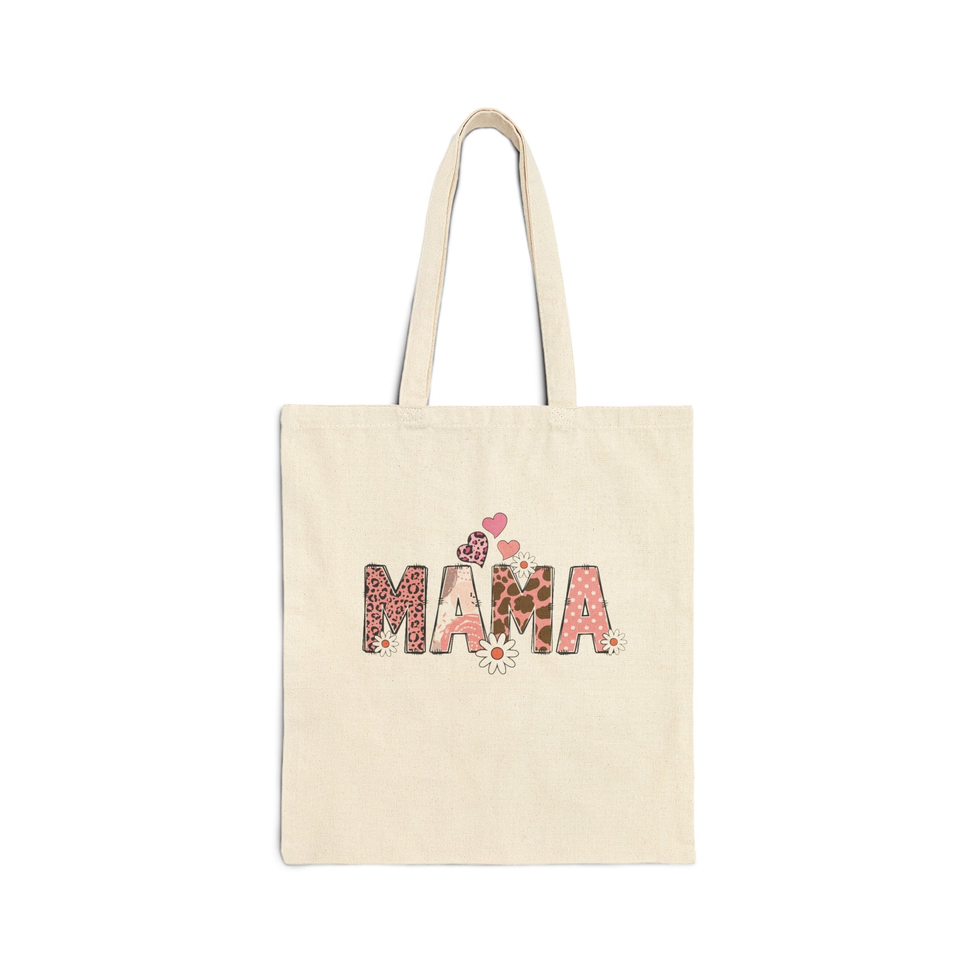 MAMA: Mother's Day Cotton Canvas Tote Bag Printify