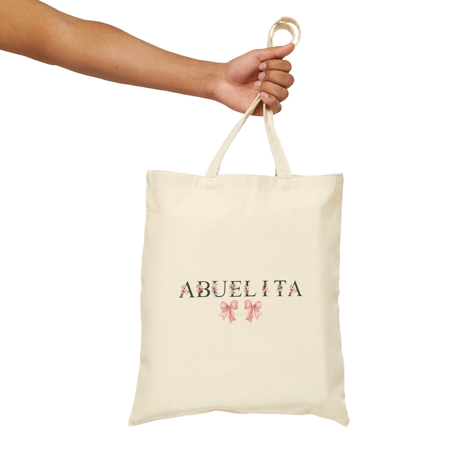 ABUELITA: Cotton Canvas Tote Bag,  Mothers Day Gift 🎁 idea Printify