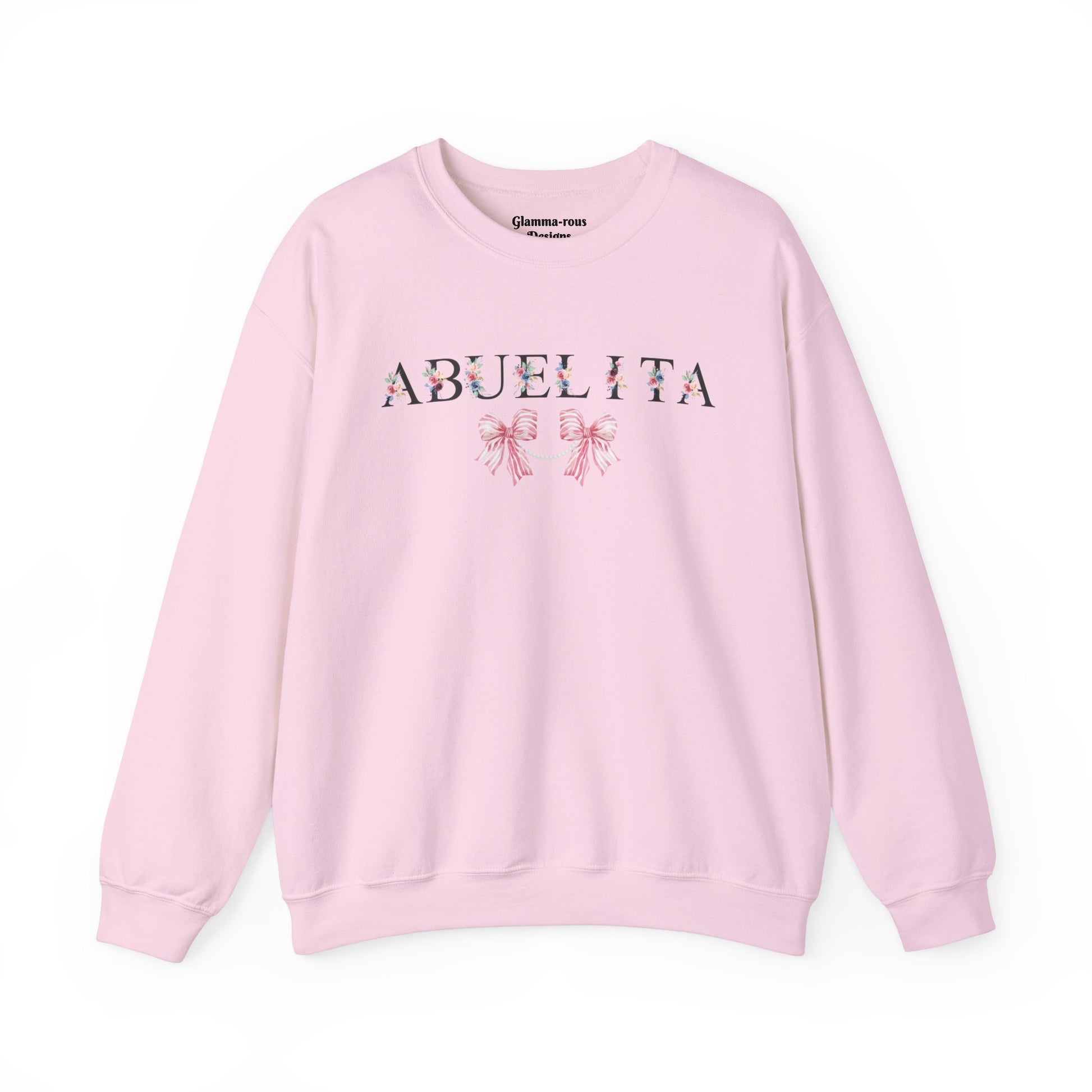 ABUELITA: Heartfelt Glam Sweatshirt💖 MOTHERS Day Gift Printify