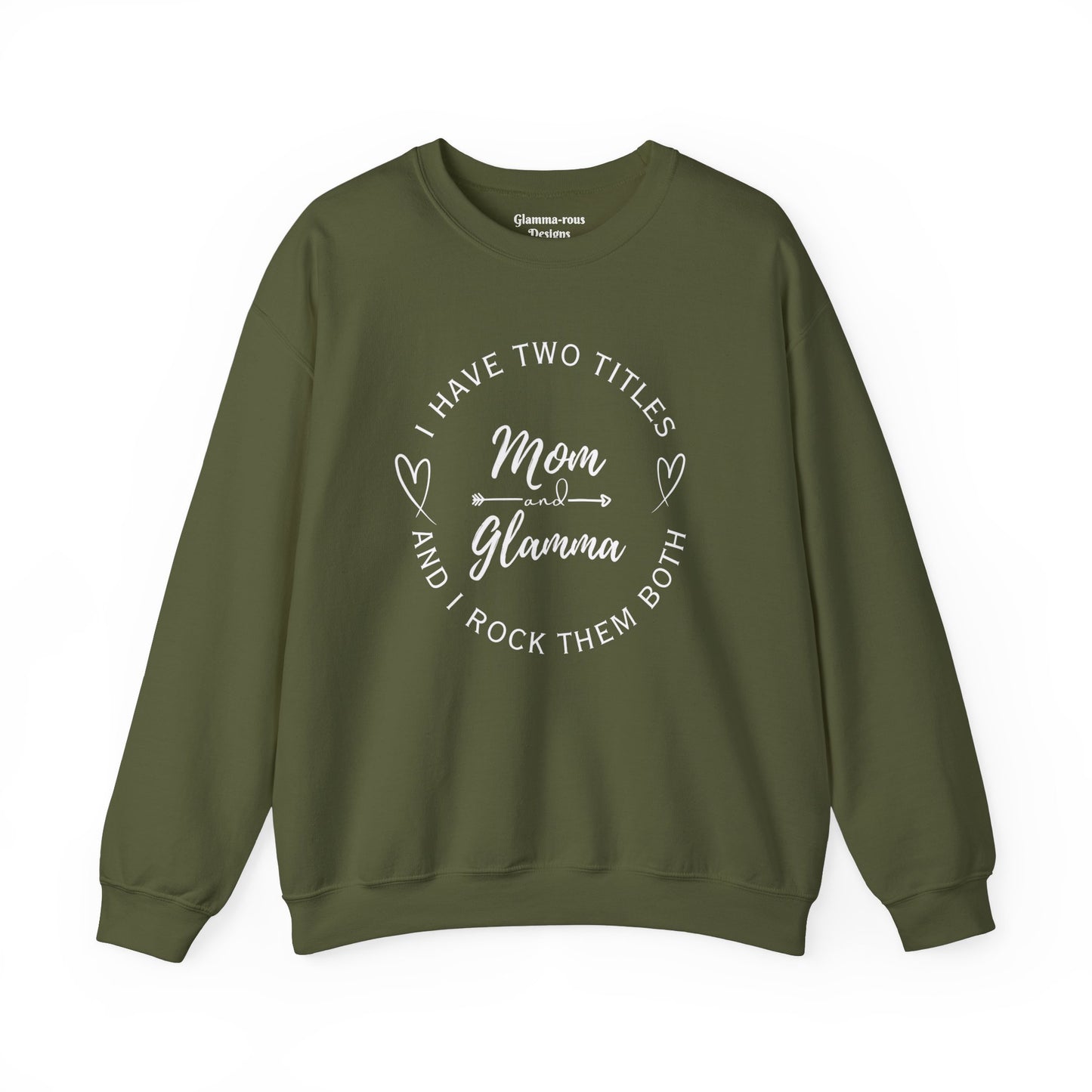 🌟 Elegant Embrace: Glamma and Mama Unisex Sweatshirt 🌟 Printify