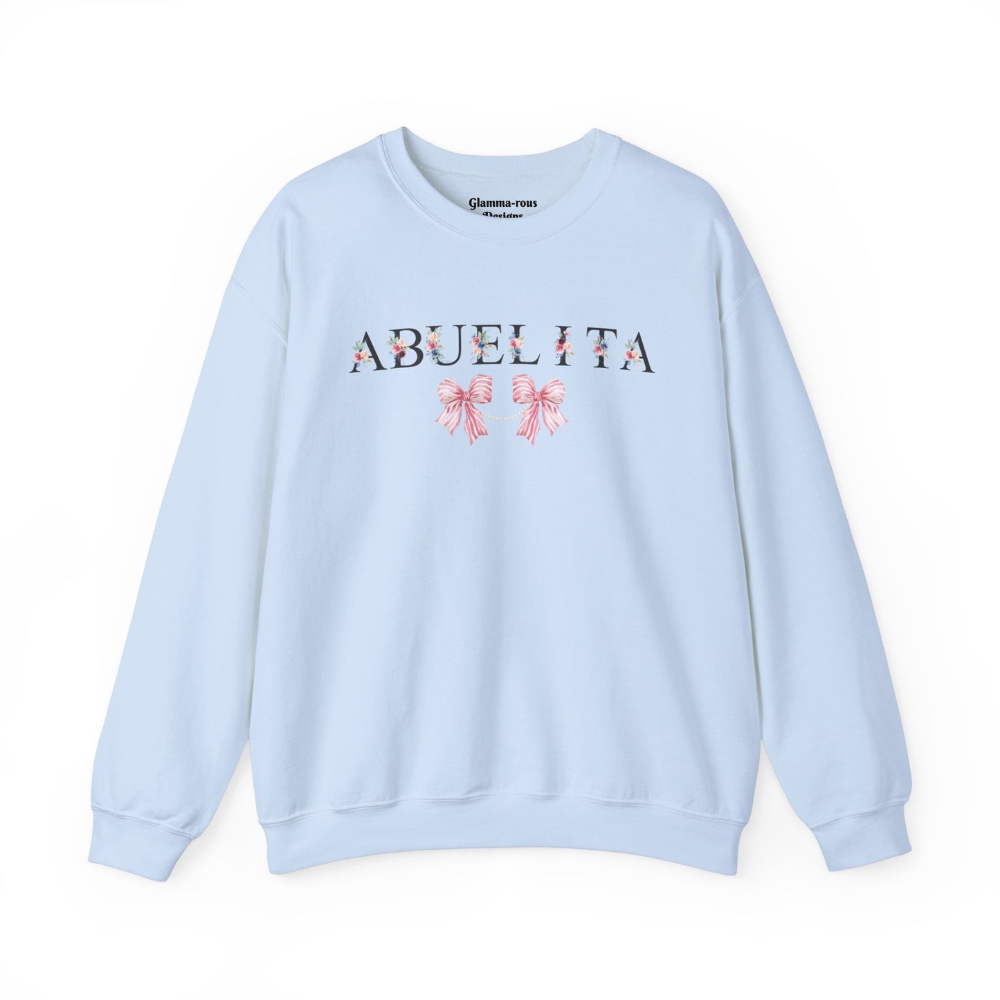 ABUELITA: Heartfelt Glam Sweatshirt💖 MOTHERS Day Gift Printify