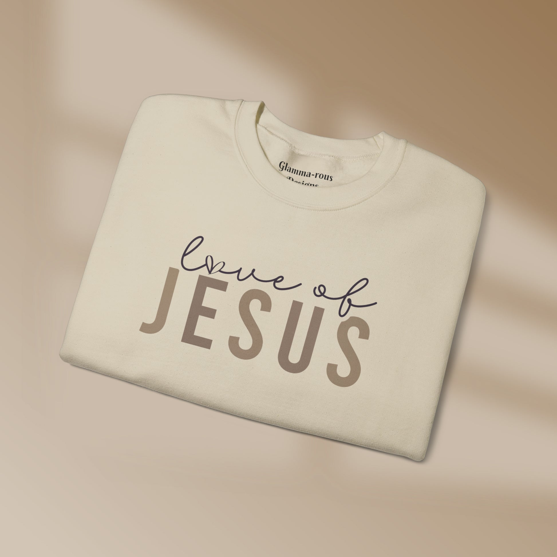 Love of Jesus: Embrace the Love of Jesus with Our Stylish Unisex Sweatshirt Printify