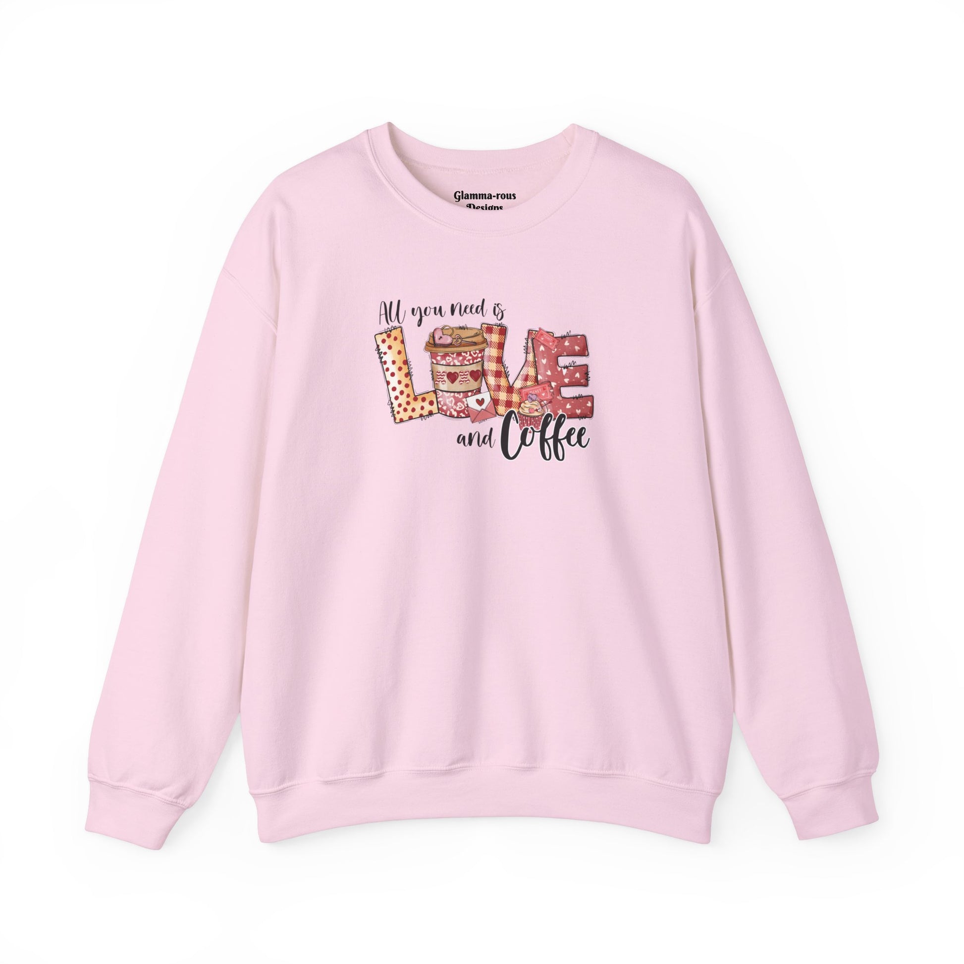 Cozy Love Coffee: Unisex Sweatshirt for Caffeine Enthusiasts☕ Printify