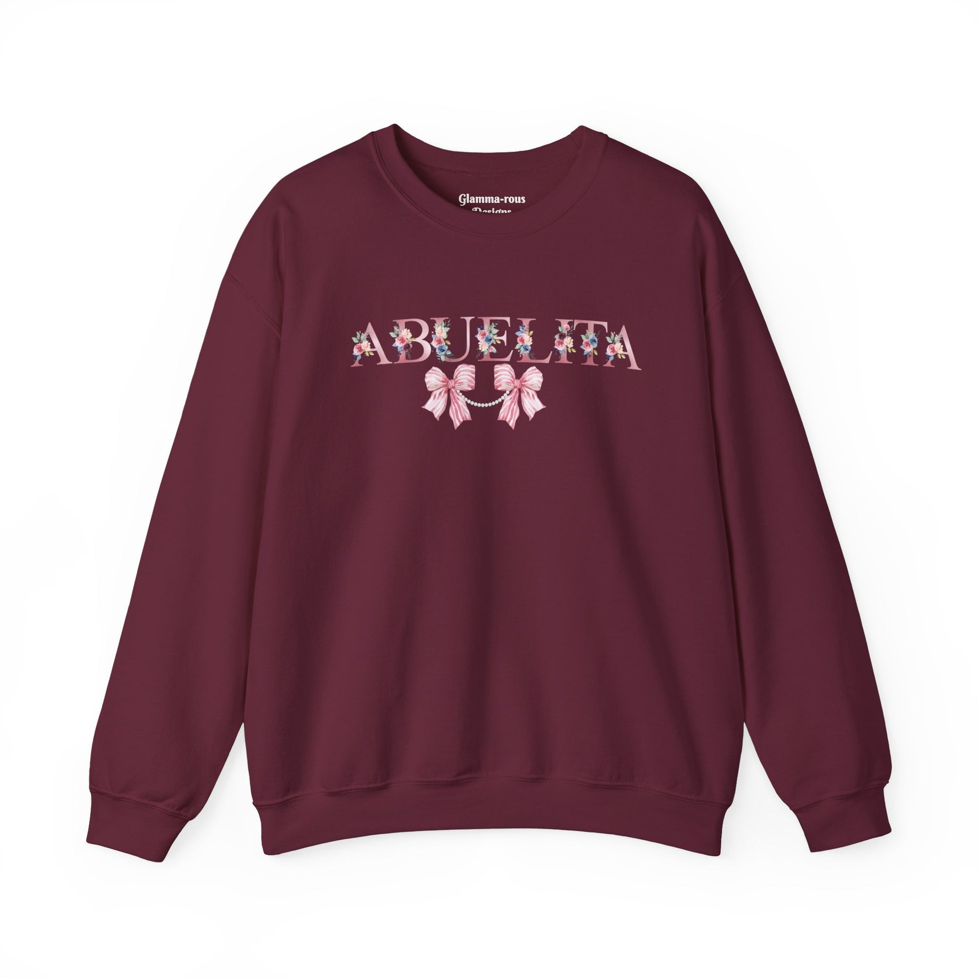 ABUELITA: Heartfelt Glam Sweatshirt💖 MOTHERS Day Gift Printify