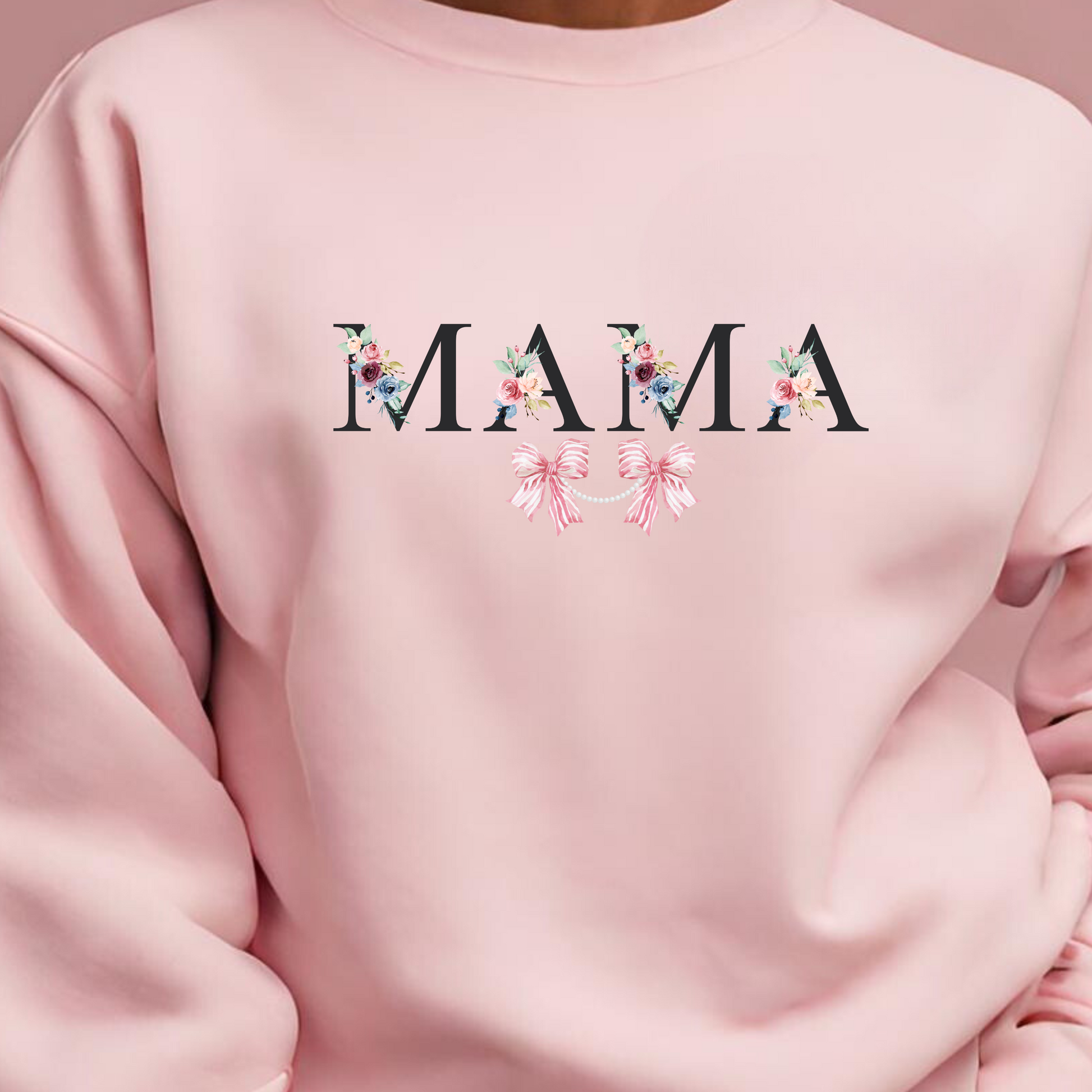 MAMA: Heartfelt Glam Sweatshirt💖 MOTHERS Day Gift Printify