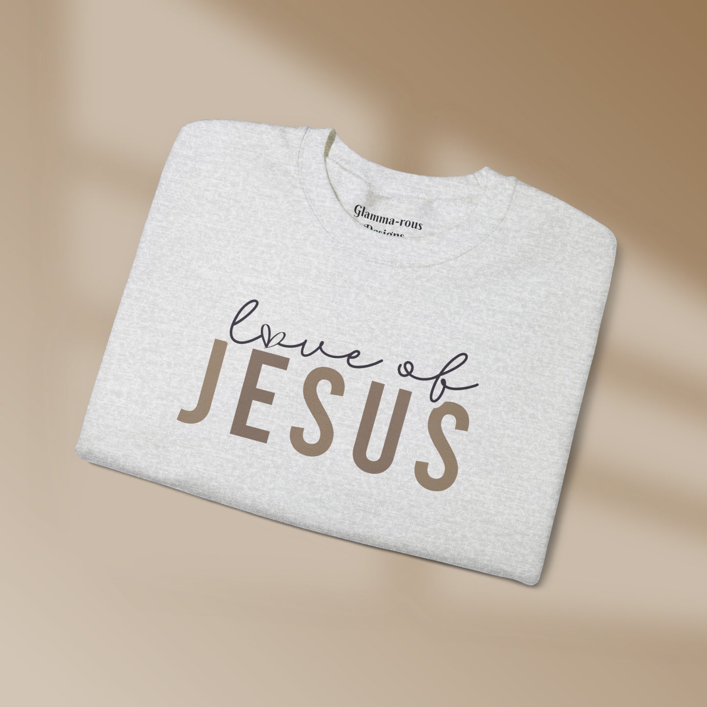 Love of Jesus: Embrace the Love of Jesus with Our Stylish Unisex Sweatshirt Printify