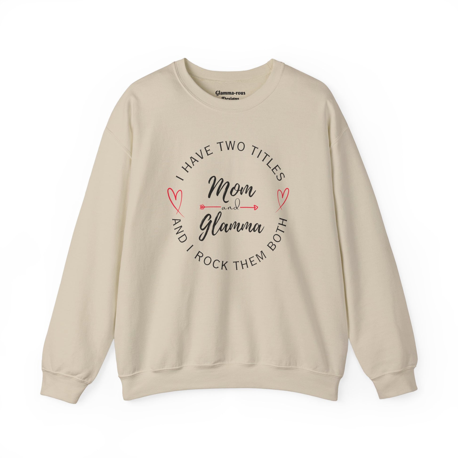 🌟 Elegant Embrace: Glamma and Mama Unisex Sweatshirt 🌟 Printify