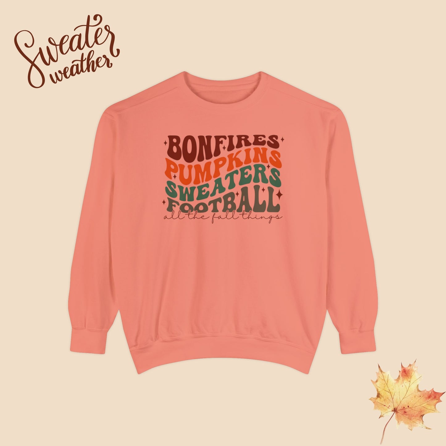 🍂 Fall Essesntials Edition - Unisex Garment-Dyed Sweatshirt