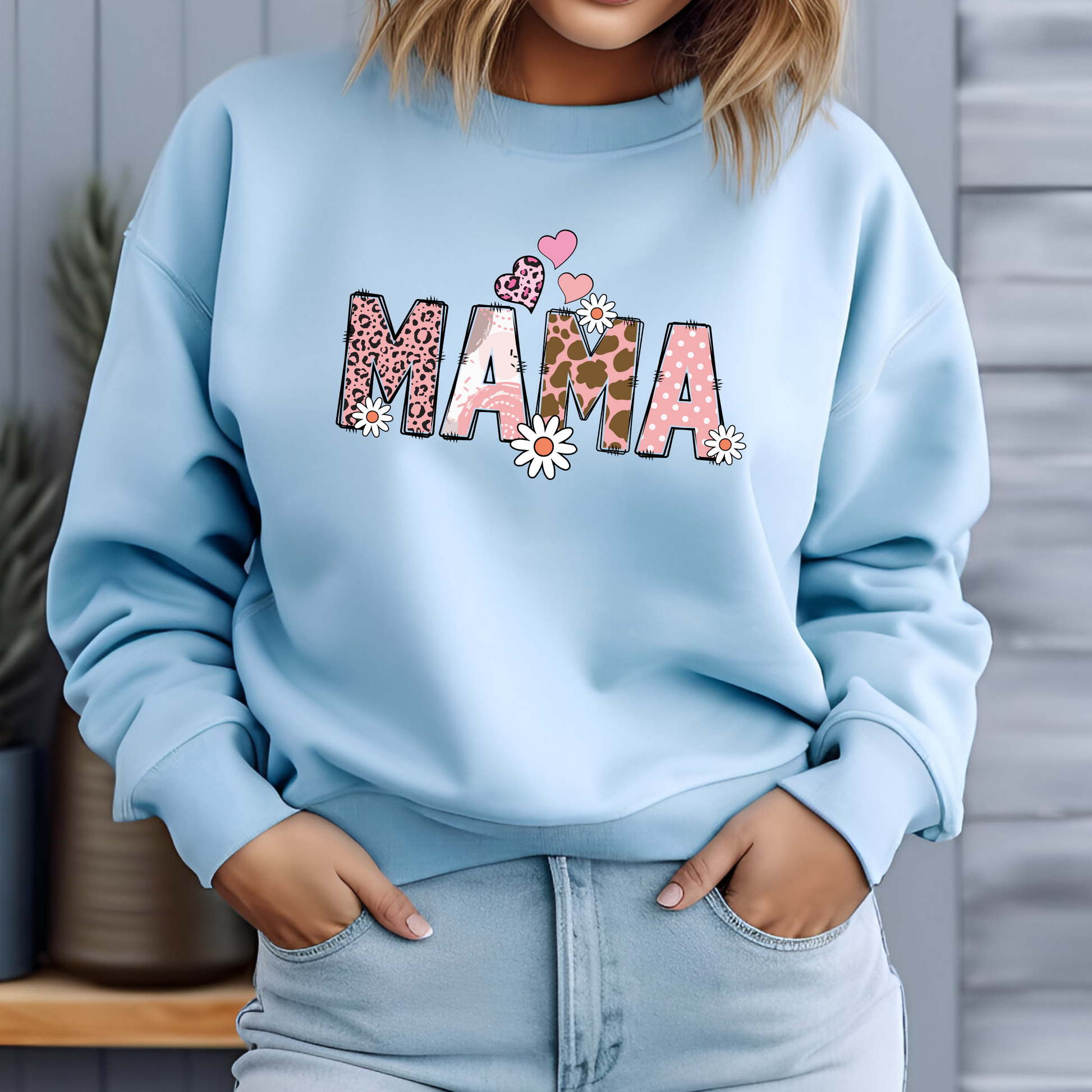 MAMA Crew Unisex Sweatshirt 👕👚 Printify