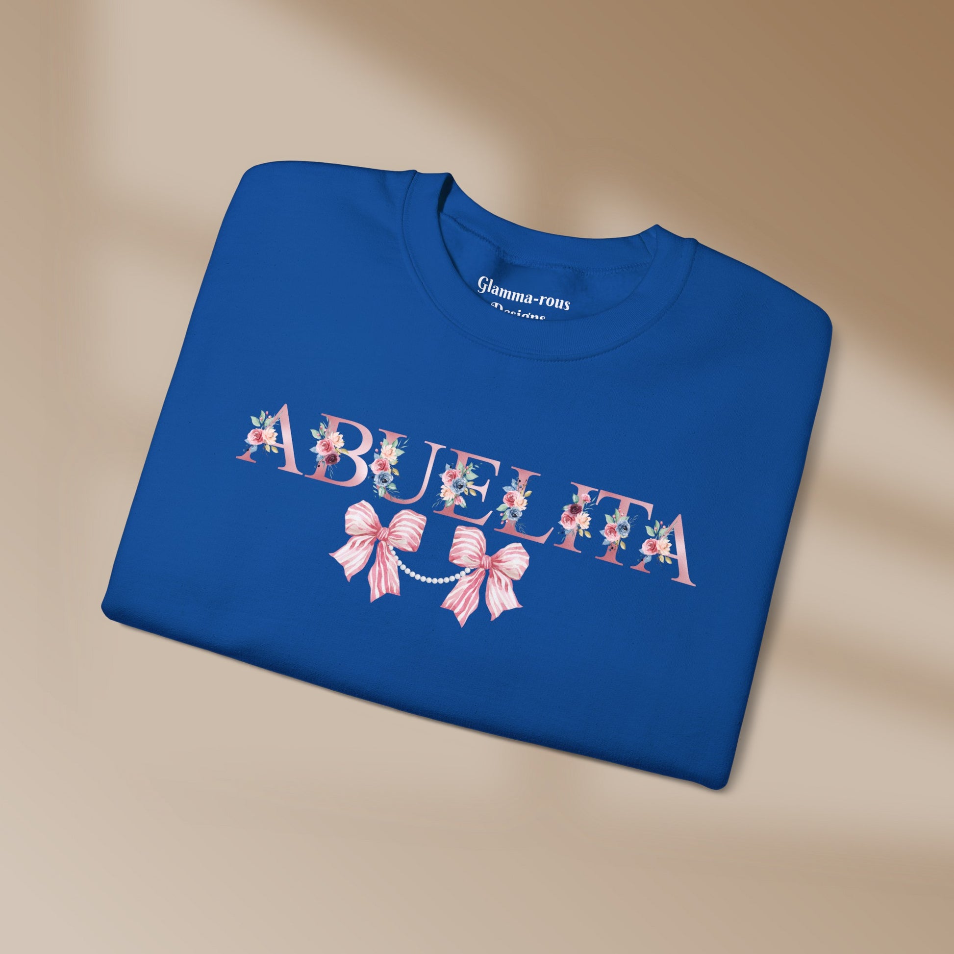 ABUELITA: Heartfelt Glam Sweatshirt💖 MOTHERS Day Gift Printify