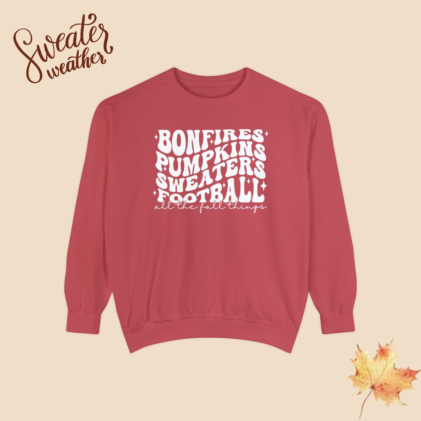 🍂 Fall Essesntials Edition - Unisex Garment-Dyed Sweatshirt