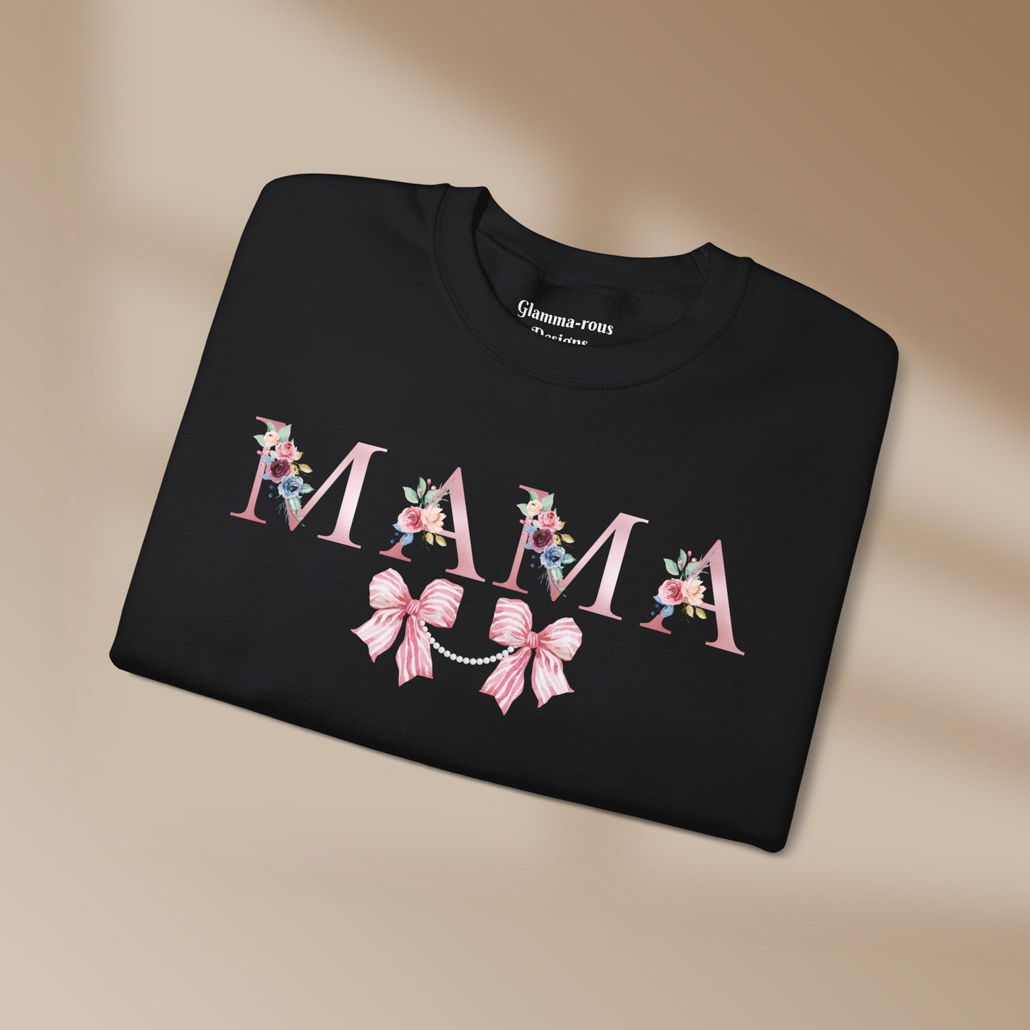 MAMA: Heartfelt Glam Sweatshirt💖 MOTHERS Day Gift Printify