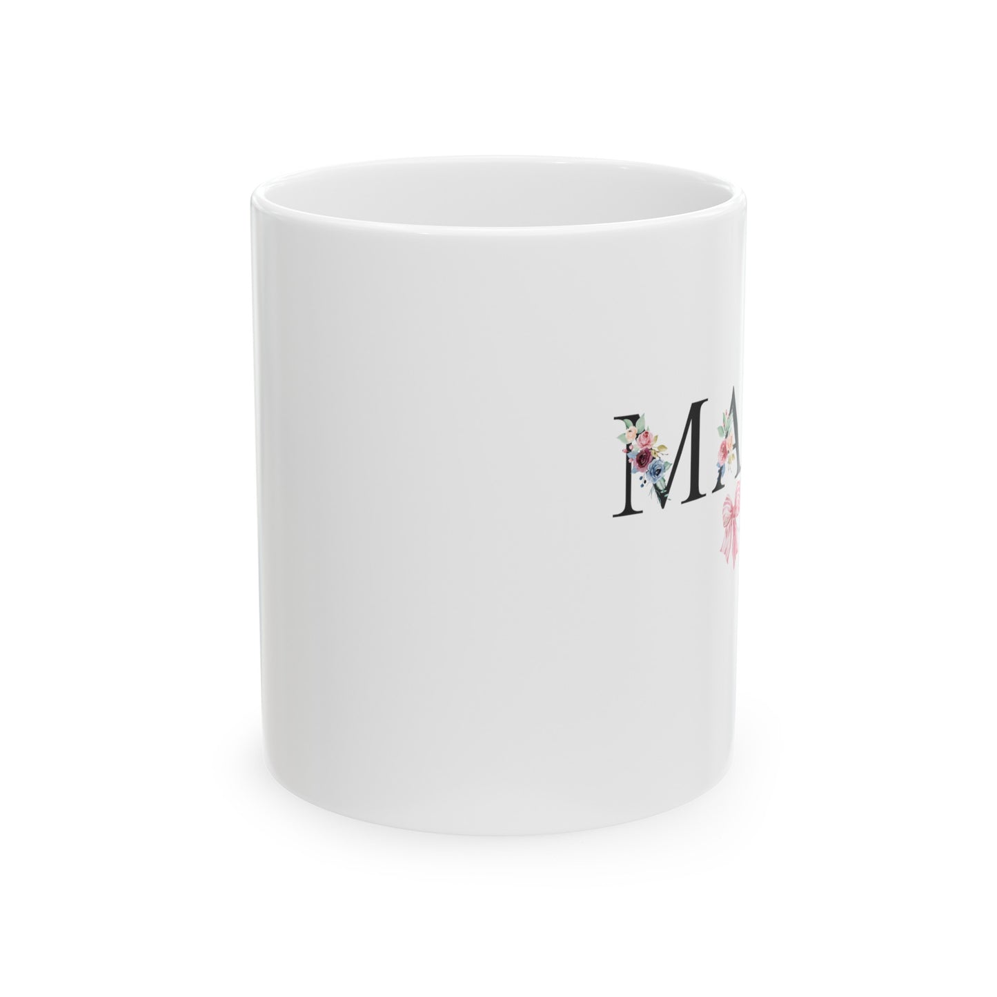 Mama with a Bow Mug: Enjoy Your Coffee Moments! 🎀 ☕️ Printify