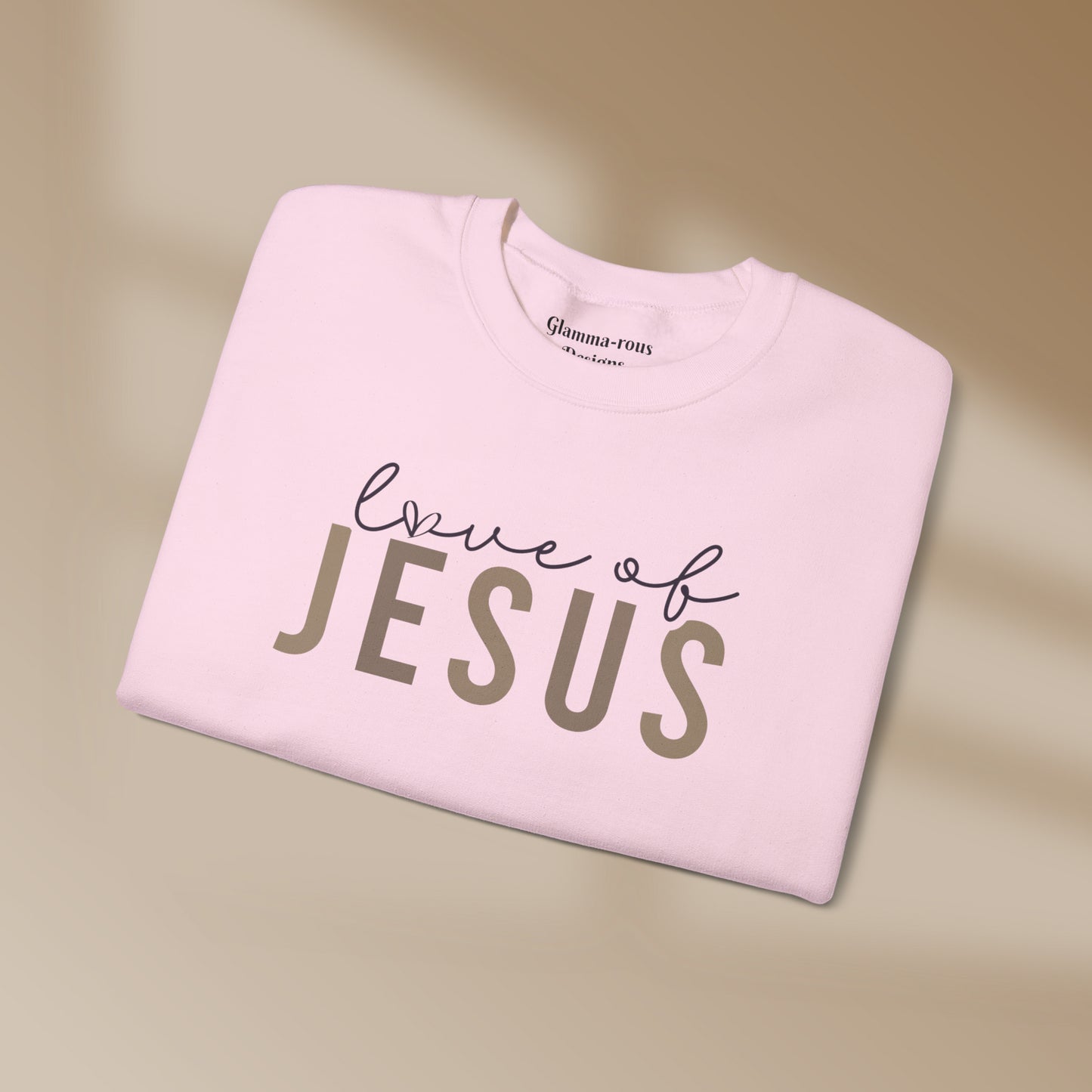 Love of Jesus: Embrace the Love of Jesus with Our Stylish Unisex Sweatshirt Printify