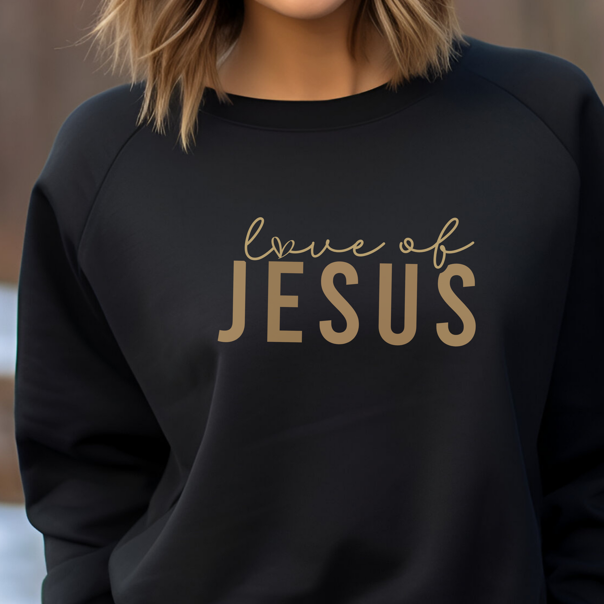 Love of Jesus: Embrace the Love of Jesus with Our Stylish Unisex Sweatshirt Printify